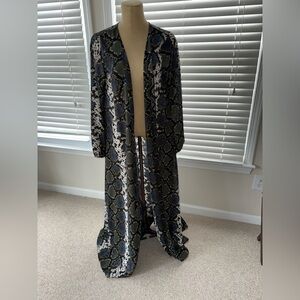 Buddy Love Animal Print Duster